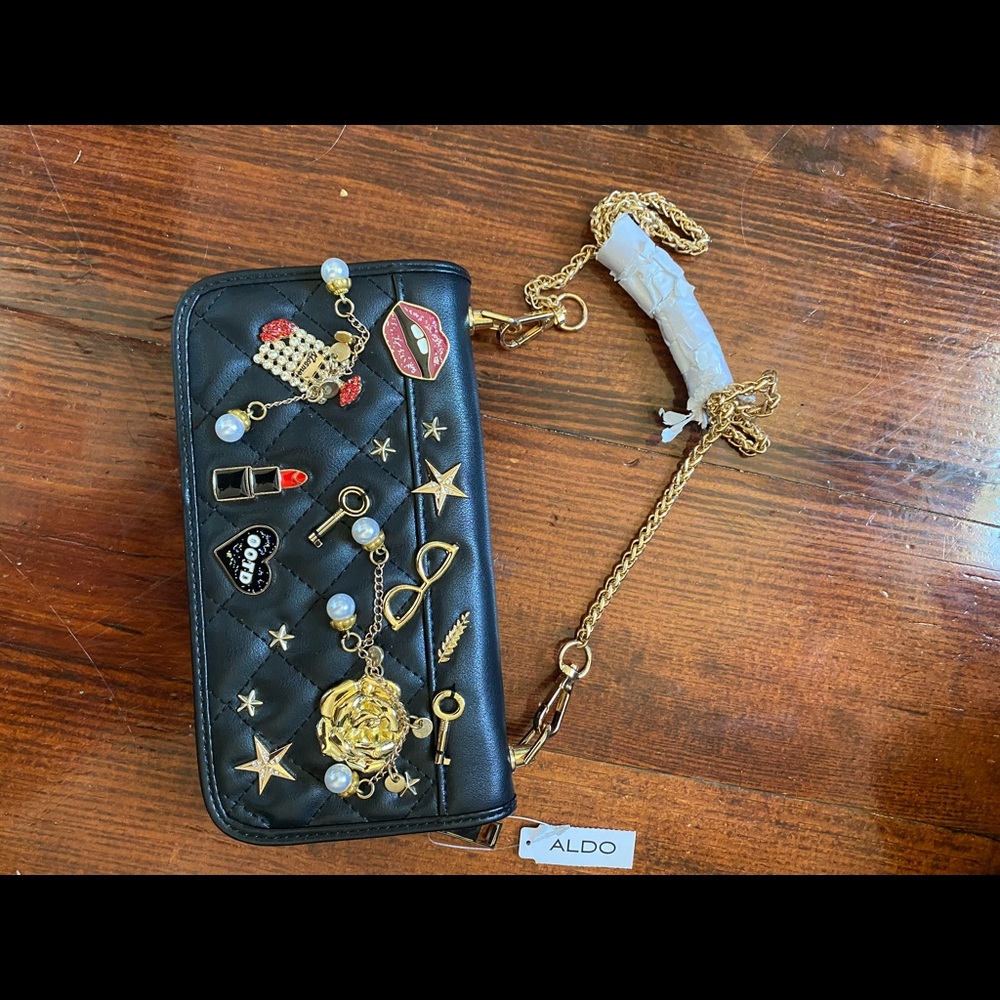 Black clutch/ shoulder bag